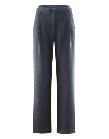 Weite Bundfaltenhose Damen Hanf/Biobaumwolle - navy [8f2115c430b96c21c82a07962047ae5b]