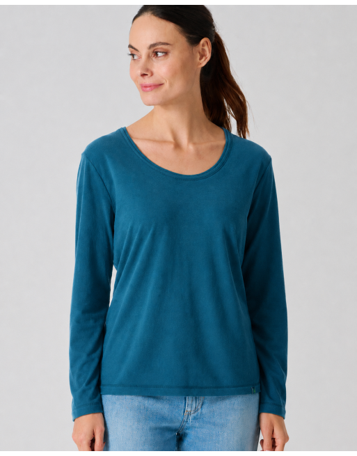 Longsleeve Damen Hanf/Biobaumwolle Casual fit - reef [2e7d01d40e318680cb18c45808510671]