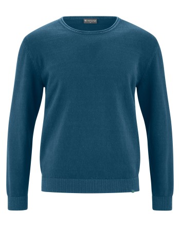 Sweater mit gerolltem Kragen Herren Hanf/Biobaumwolle Normal Fit - reef [a6b50ab0699492500b9690780effce0e]