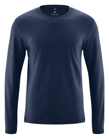 Langarmshirt Herren Normal Fit - navy [0f1b568c83b1370653e5cc7b0c872eb8]