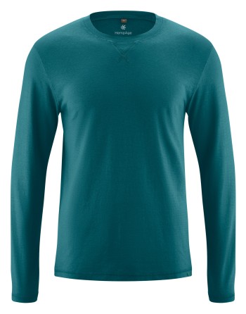 Langarmshirt Herren Normal Fit - teal [c0e13c0639b4cb4237be582599a3bb64]