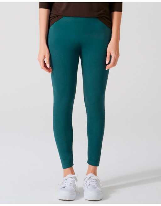 Damen Leggings Hanf-Lyocell - teal [3e3b32db1973d9b067d5addd451189b2]