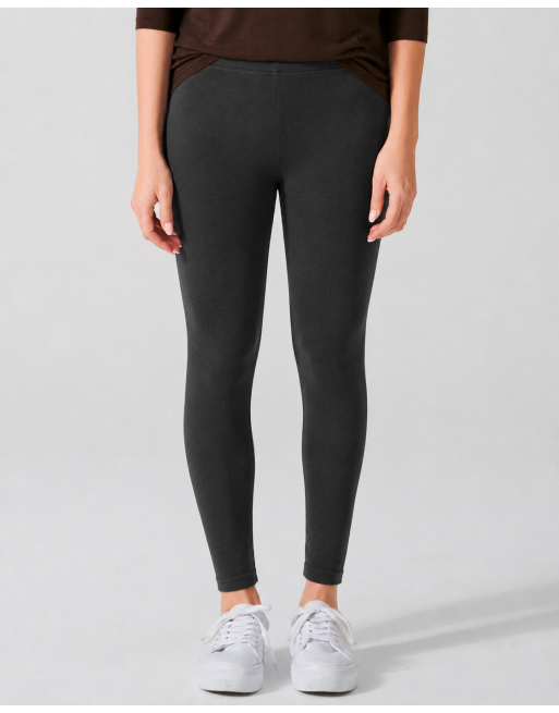 Damen Leggings Hanf-Lyocell - black [a0a78f964167a104f417ed8c09dab909]