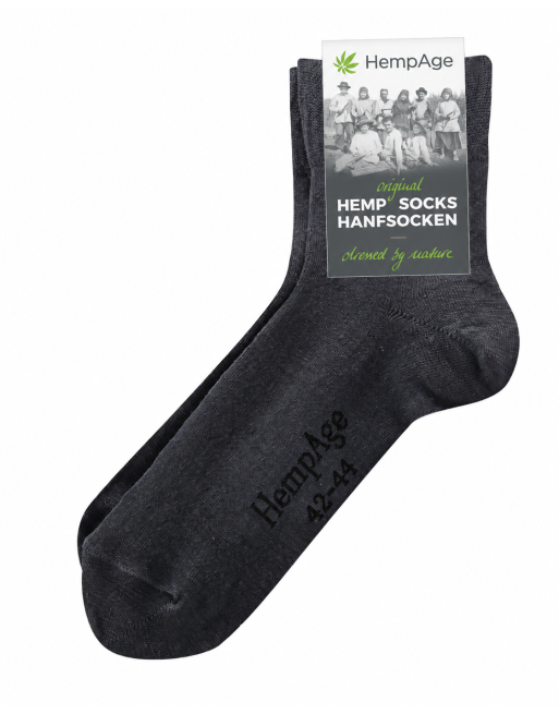 Klassische 90% Hanfsocke - black [99a7387a7b5ea7be9275c7d87dfd14c9]