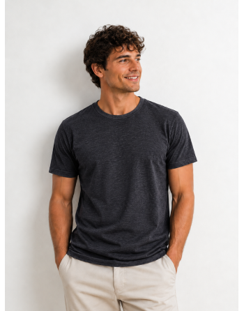 T-shirt Hanf/ Bio-Baumwolle ungelabelt - black [fa3fcfccf8148942a2f07540892b406e]
