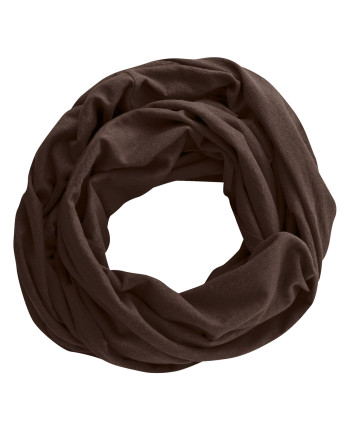 Legerer Schlauchschal Hanf/Biobaumwolle Unisex - espresso [283106cc5b41799b84b9bcba83b98567]