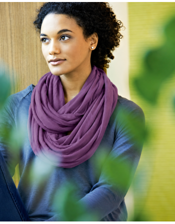 Legerer Schlauchschal Hanf/Biobaumwolle Unisex - amethyst [48ef38a1889584a456ce875dc124a4b5]