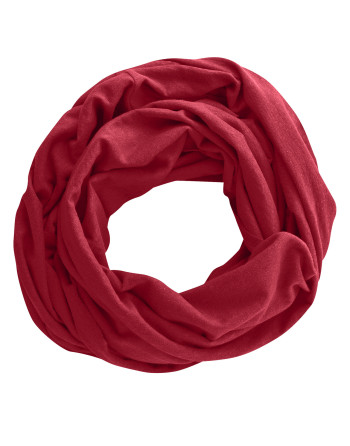Legerer Schlauchschal Hanf/Biobaumwolle Unisex - ruby [d58cadcf8d2e9ce630a4cf05e59a194d]