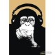 Steez Poster - Munky with Headphone