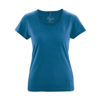 t-shirt with rolling collar